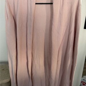 GAP Soft Pink Open-Front Cardigan